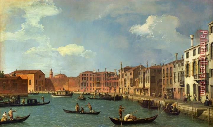 Canaletto View of the Canal of Santa Chiara